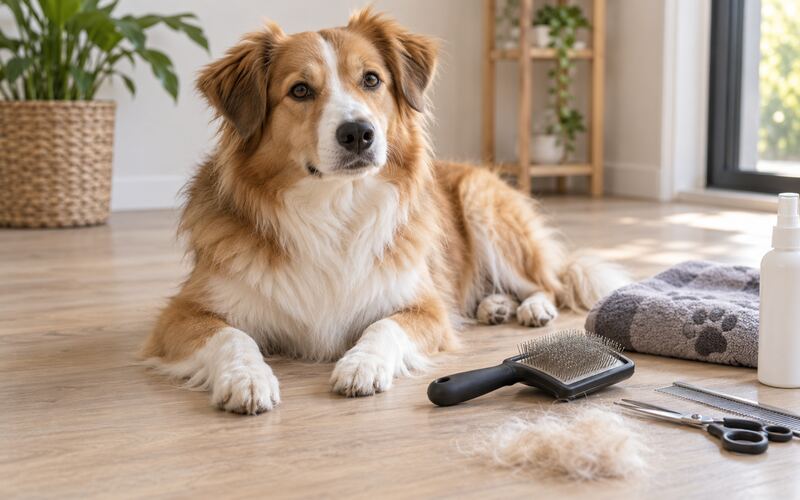 Köpeklerde evde tüy bakımı